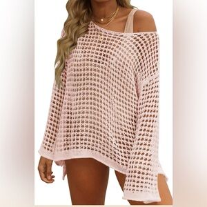 Zesica Crochet Tunic Top